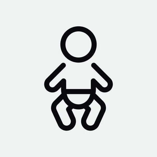 婴儿婴儿符号 — 图库矢量图片