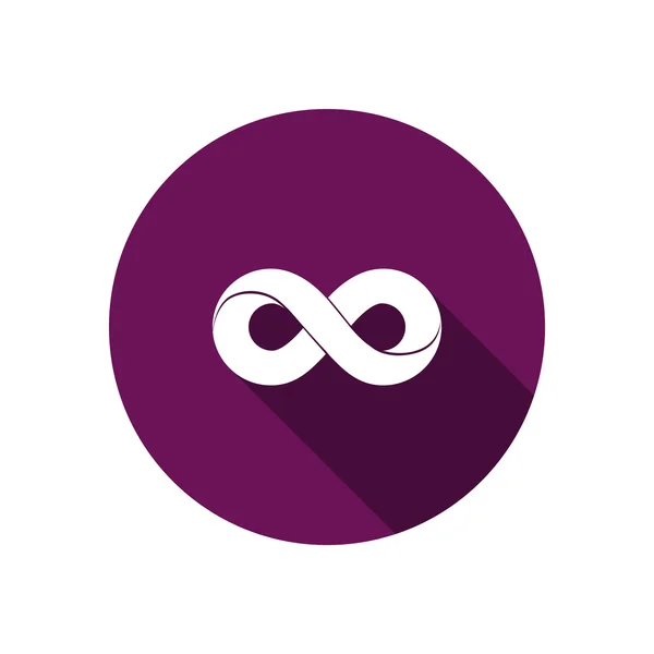 Infinity symbol web icon — Stock Vector