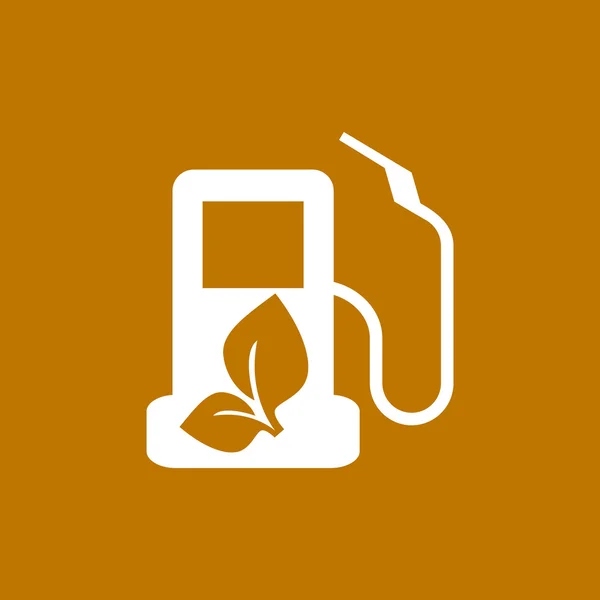 Eco combustible icono simple — Vector de stock