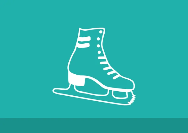 Skate shoe web icon — Stock Vector