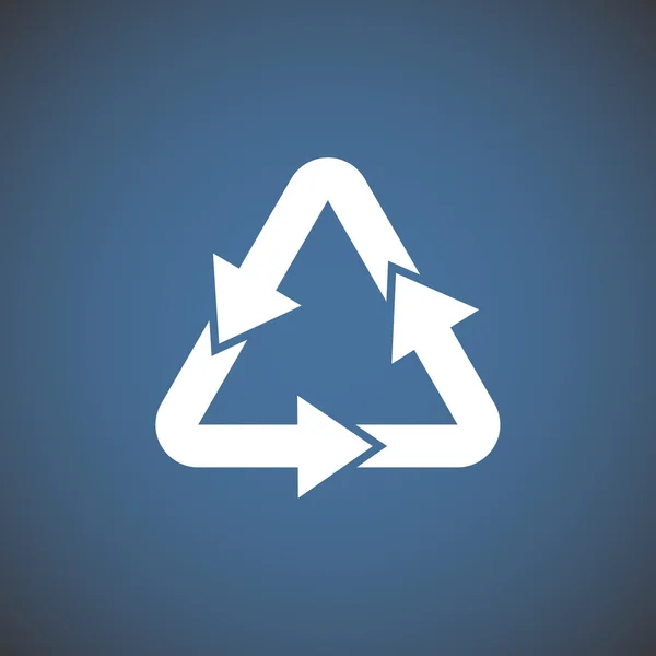 Abfallrecycling-Symbol — Stockvektor