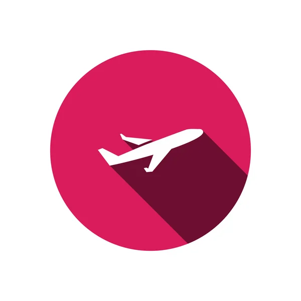 Icono web aeronave — Vector de stock