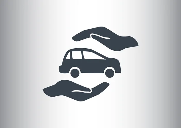 Car Insurance web icon — Stock Vector