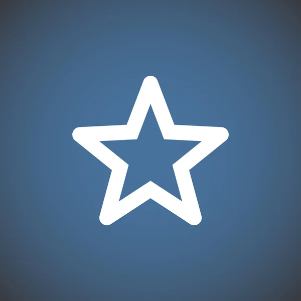 Einfaches Star-Web-Symbol — Stockvektor