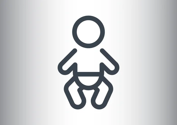 Bebek Bebek sembolü — Stok Vektör