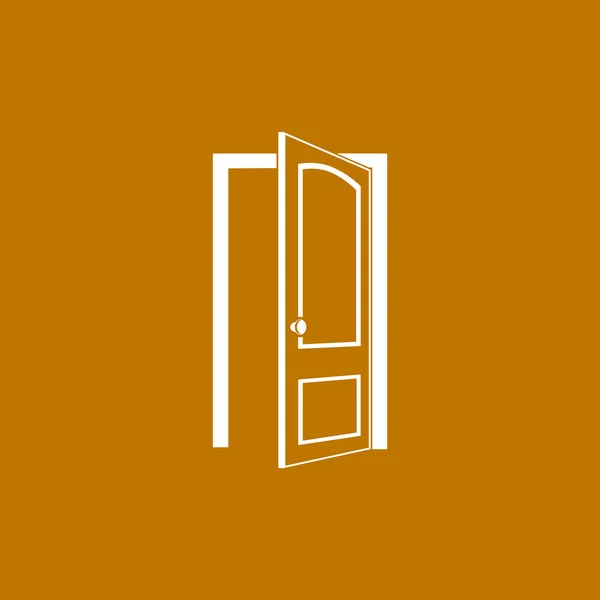Web-Ikone der offenen Tür — Stockvektor