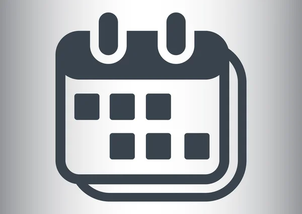 工作表的简单的 web 日历图标 — 图库矢量图片