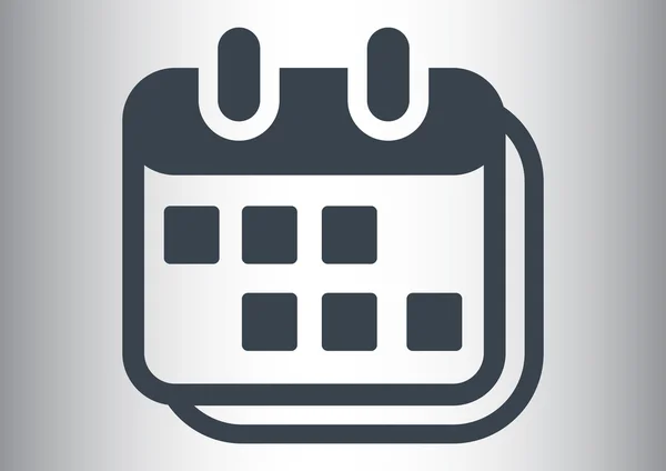 Hoja de calendario icono web simple — Archivo Imágenes Vectoriales