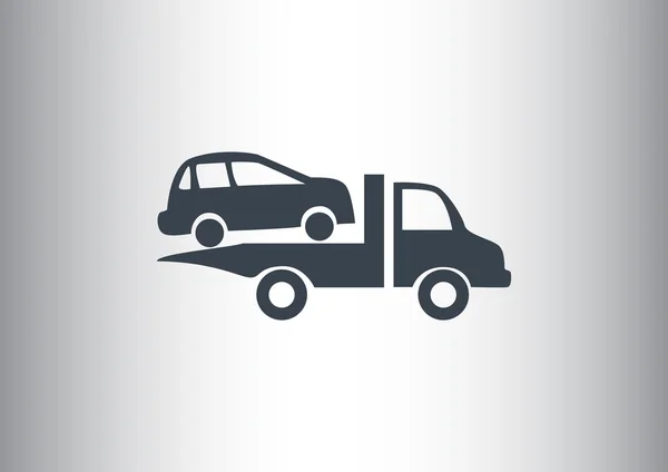 Auto evacuatie web pictogram — Stockvector