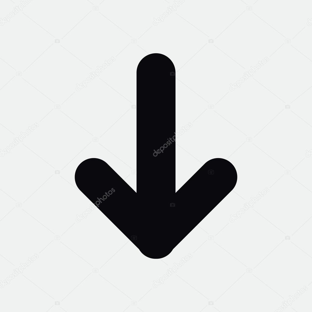 Arrow Pointing Down >> Arrow Pointing Down Icon Stock Vector C Lovart 105550088 Arrow Pointing Down >> Arrow Pointing Down Icon Stock Vector C Lovart 105550088