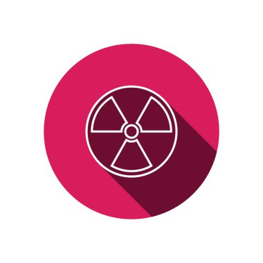 Radyasyon sembolü web simgesi 