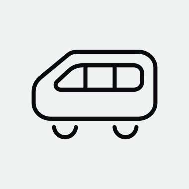 Basit veri yolu web simgesi 