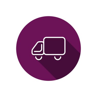 Basit kamyon web simgesi 