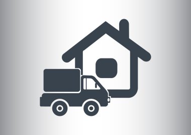 Kamyon evi web simgesinin yanında 