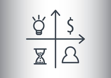 İş ile grafik simgesini simgeleri