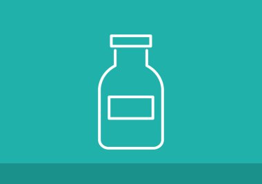 Tıp şişe web simgesi 