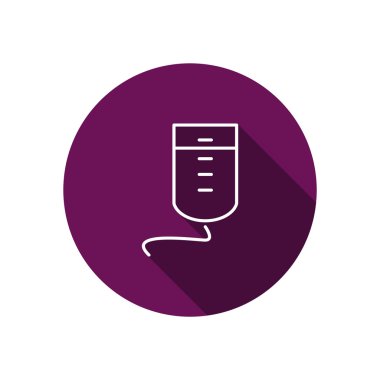 Damla sayacı basit web simgesi 