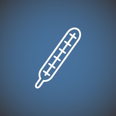 medikal termometre web simgesi 