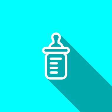 Basit bebek şişe simgesi 