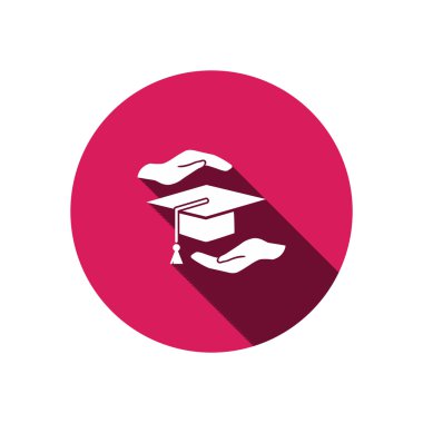 Akademik şapka ve eller  