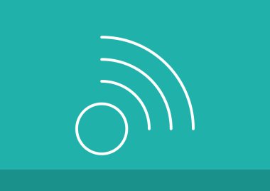 Kablosuz dalgalar web simgesi 