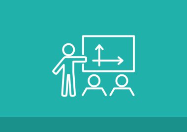 insanlar sunum basit simgesini 