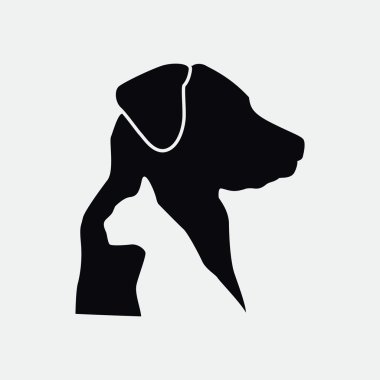 Evcil hayvanlar siluetleri ile kayıt 