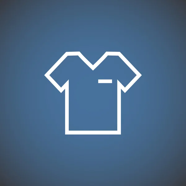 Basit T gömlek web simgesi — Stok Vektör