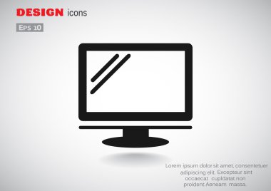 monitör web simgesi