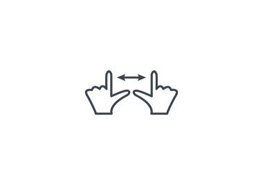 Dokunmatik ekran web simgesi