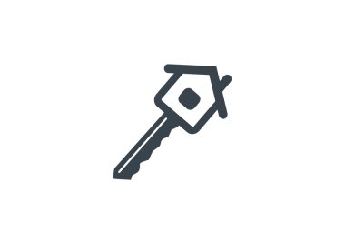 Ev anahtar web simgesi