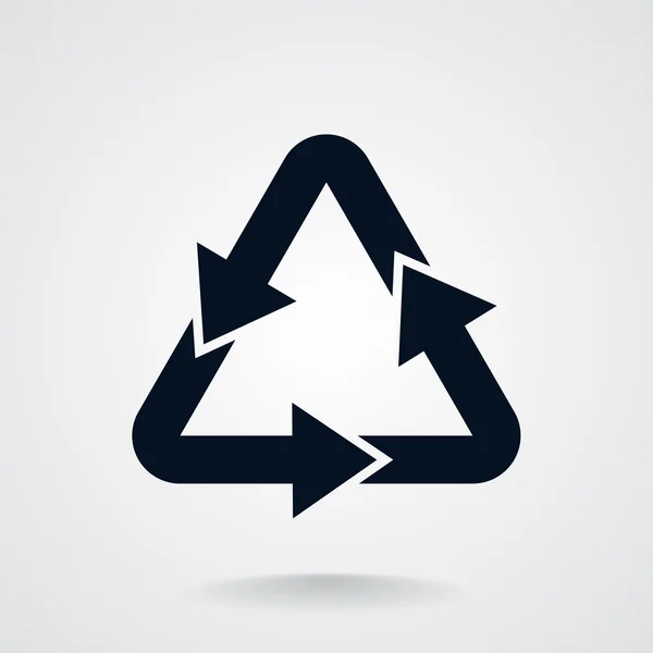 廃棄物のリサイクル シンボル — ストックベクタ