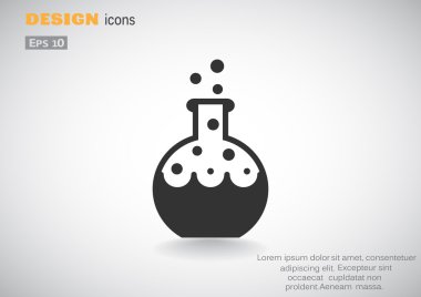 bir şişesi içinde kimyasal reaksiyon