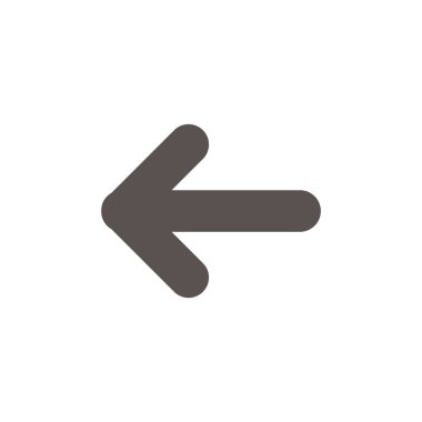 Basit ok işareti simgesi 