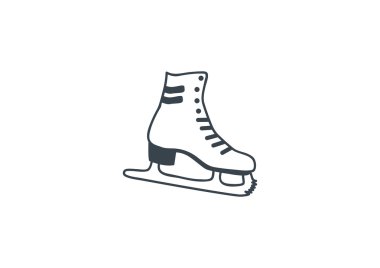 Paten ayakkabı web simgesi 