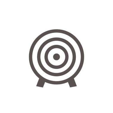Yuvarlak hedef web simgesi 