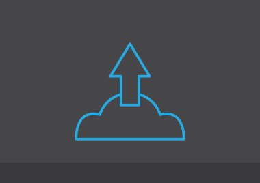 Bulut dosya karşıya yükleme simgesi