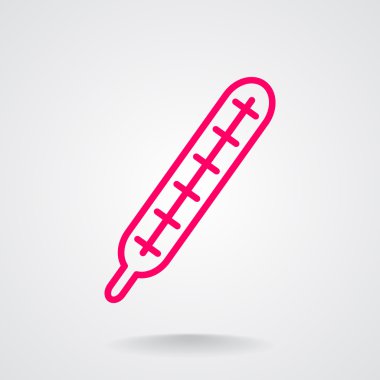 tıbbi termometre simgesi