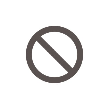 yasak işareti, web simgesi