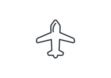 uçak web simgesi  
