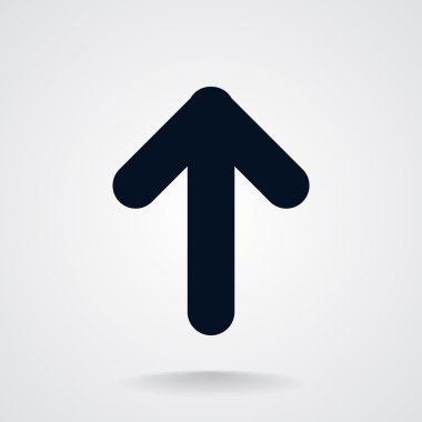 Basit ok işareti simgesi 