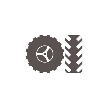 Lastik vektör simgesi