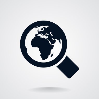 Basit büyüteç simgesini