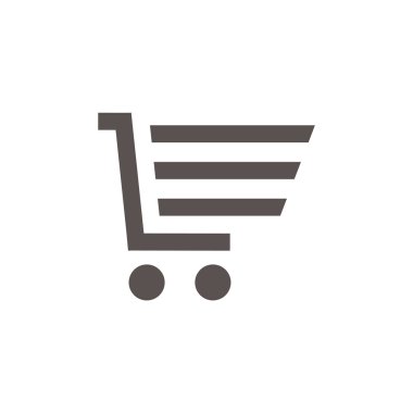 Alışveriş sepeti basit web simgesi