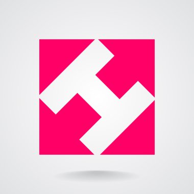 Kare üçgen simgesiyle 