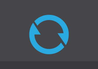 Oklar web simgesi olan daire 