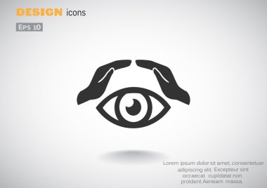 Vizyon ve sigorta web simgesi