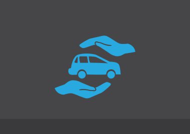 Ellerin simgesinde araba