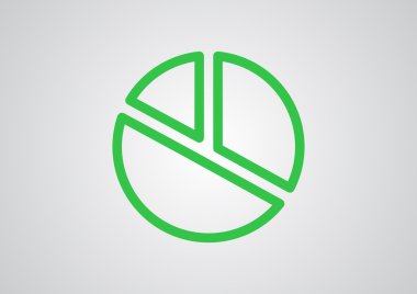 Yuvarlak Infographic web simgesi 