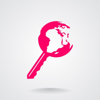 anahtar gezegen web simgesi